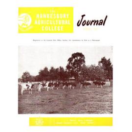 Hawkesbury Agricultural College Journal (Vol.64, No.8) August, 1967