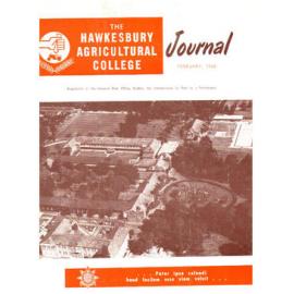 Hawkesbury Agricultural College Journal (Vol.65, No.2) February, 1968