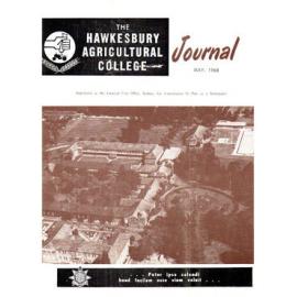 Hawkesbury Agricultural College Journal (Vol.65, No.5) May, 1968