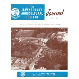 Hawkesbury Agricultural College Journal (Vol.65, No.7) July, 1968
