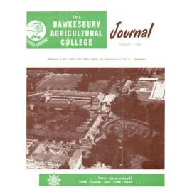 Hawkesbury Agricultural College Journal (Vol.65, No.8) August, 1968