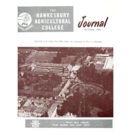 Hawkesbury Agricultural College Journal (Vol.65, No.10) October, 1968