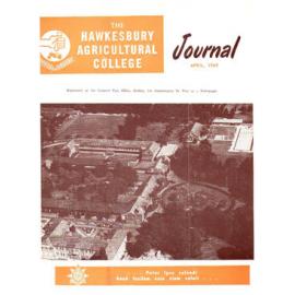 Hawkesbury Agricultural College Journal (Vol.66, No.4) April, 1969