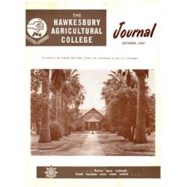 Hawkesbury Agricultural College Journal (Vol.66, No.10) October, 1969
