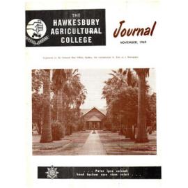 Hawkesbury Agricultural College Journal (Vol.66, No.11) November, 1969