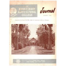 Hawkesbury Agricultural College Journal (Vol.67, No.1) January, 1970