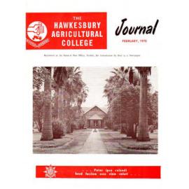 Hawkesbury Agricultural College Journal (Vol.67, No.2) February, 1970