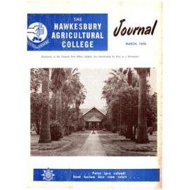 Hawkesbury Agricultural College Journal (Vol.67, No.3) March, 1970