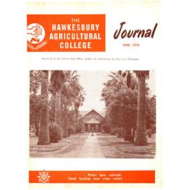 Hawkesbury Agricultural College Journal (Vol.67, No.6) June, 1970