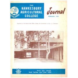 Hawkesbury Agricultural College Journal (Vol.68, No.2) February, 1971