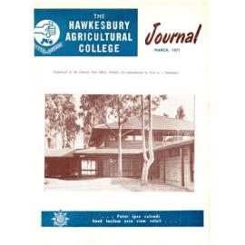 Hawkesbury Agricultural College Journal (Vol.68, No.3) March, 1971