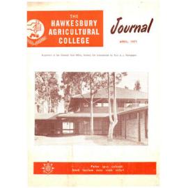 Hawkesbury Agricultural College Journal (Vol.68, No.4) April, 1971
