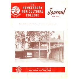 Hawkesbury Agricultural College Journal (Vol.68, No.7) July, 1971