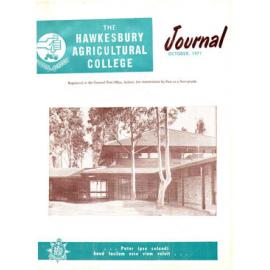 Hawkesbury Agricultural College Journal (Vol.68, No.10) October, 1971