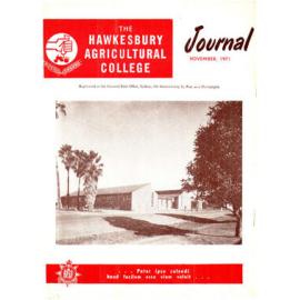 Hawkesbury Agricultural College Journal (Vol.68, No.11) November, 1971