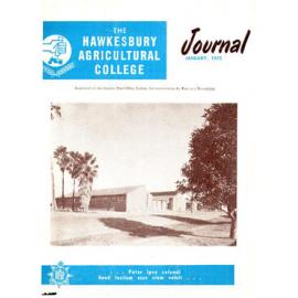 Hawkesbury Agricultural College Journal (Vol.69, No.1) January, 1972