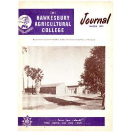 Hawkesbury Agricultural College Journal (Vol.69, No.3) March, 1972