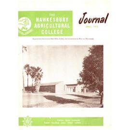 Hawkesbury Agricultural College Journal (Vol.69, No.4) April, 1972