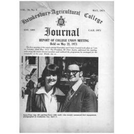 Hawkesbury Agricultural College Journal (Vol.70, No.5) May, 1973