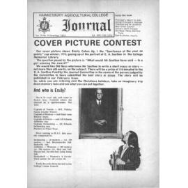 Hawkesbury Agricultural College Journal (Vol.70, No.9) December, 1973