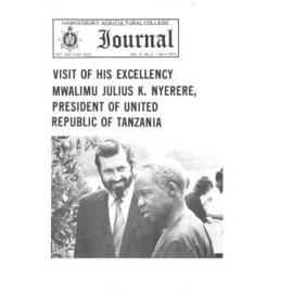 Hawkesbury Agricultural College Journal (Vol.71, No.2) April, 1974