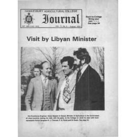 Hawkesbury Agricultural College Journal (Vol.71, No.4) August, 1974