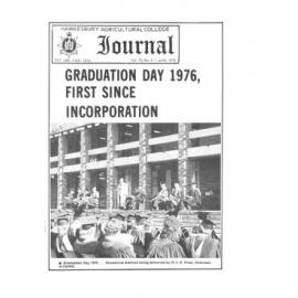 Hawkesbury Agricultural College Journal (Vol.73, No.3) June, 1976
