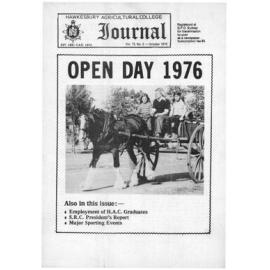 Hawkesbury Agricultural College Journal (Vol.73, No.5) October, 1976