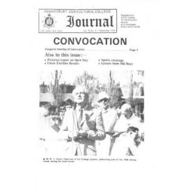 Hawkesbury Agricultural College Journal (Vol.73, No.6) December, 1976