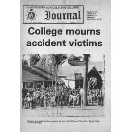 Hawkesbury Agricultural College Journal (Vol.74, No.4) August, 1977