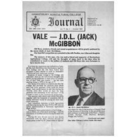 Hawkesbury Agricultural College Journal (Vol.77, No.5) October, 1980