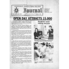 Hawkesbury Agricultural College Journal (Vol.79, No.4) August, 1982