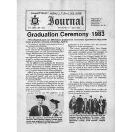 Hawkesbury Agricultural College Journal (Vol.80, No.2) April, 1983