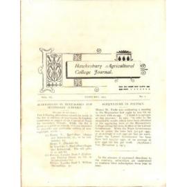Hawkesbury Agricultural College Journal (Vol.11, No.2) February 1914