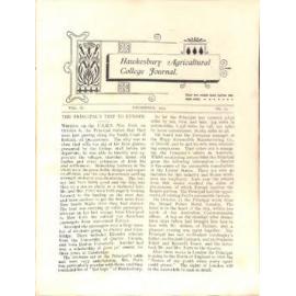 Hawkesbury Agricultural College Journal (Vol.11, No.12) December 1914
