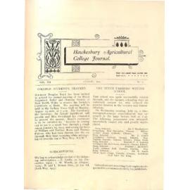 Hawkesbury Agricultural College Journal (Vol.12, No.8 (misprinted as No.7)) August 1915