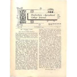 Hawkesbury Agricultural College Journal (Vol.12, No.9) September 1915