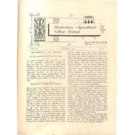 Hawkesbury Agricultural College Journal (Vol.12, No.10) October 1915