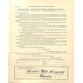 Hawkesbury Agricultural College Journal (Vol.13, No.7) July 1916