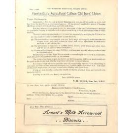 Hawkesbury Agricultural College Journal (Vol.13, No.5) May 1916