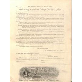 Hawkesbury Agricultural College Journal (Vol.14, No.2) February 1917