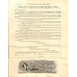 Hawkesbury Agricultural College Journal (Vol.14, No.6) June 1917