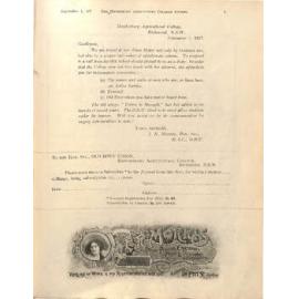 Hawkesbury Agricultural College Journal (Vol.14, No.9) September 1917