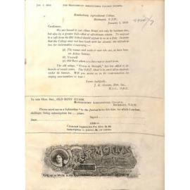 Hawkesbury Agricultural College Journal (Vol.15, No.1) January 1918