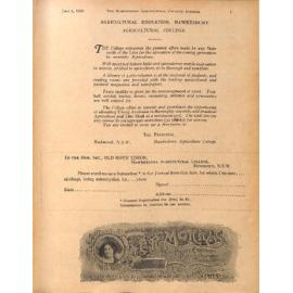 Hawkesbury Agricultural College Journal (Vol.17, No.6) June 1920