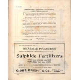 Hawkesbury Agricultural College Journal (Vol.17, No.7) August 1920