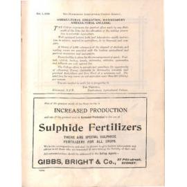 Hawkesbury Agricultural College Journal (Vol.17, No.9) October 1920