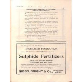 Hawkesbury Agricultural College Journal (Vol.17, No.10) November 1920