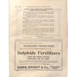 Hawkesbury Agricultural College Journal (Vol.18, No.2) March 1921