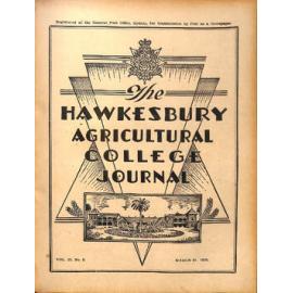 Hawkesbury Agricultural College Journal (Vol.52, No.3) March 1955